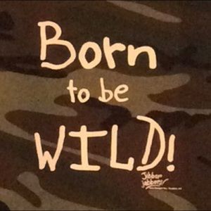 Infant Camo Onesie/Bodysuit “Born To Be Wild!” NWT